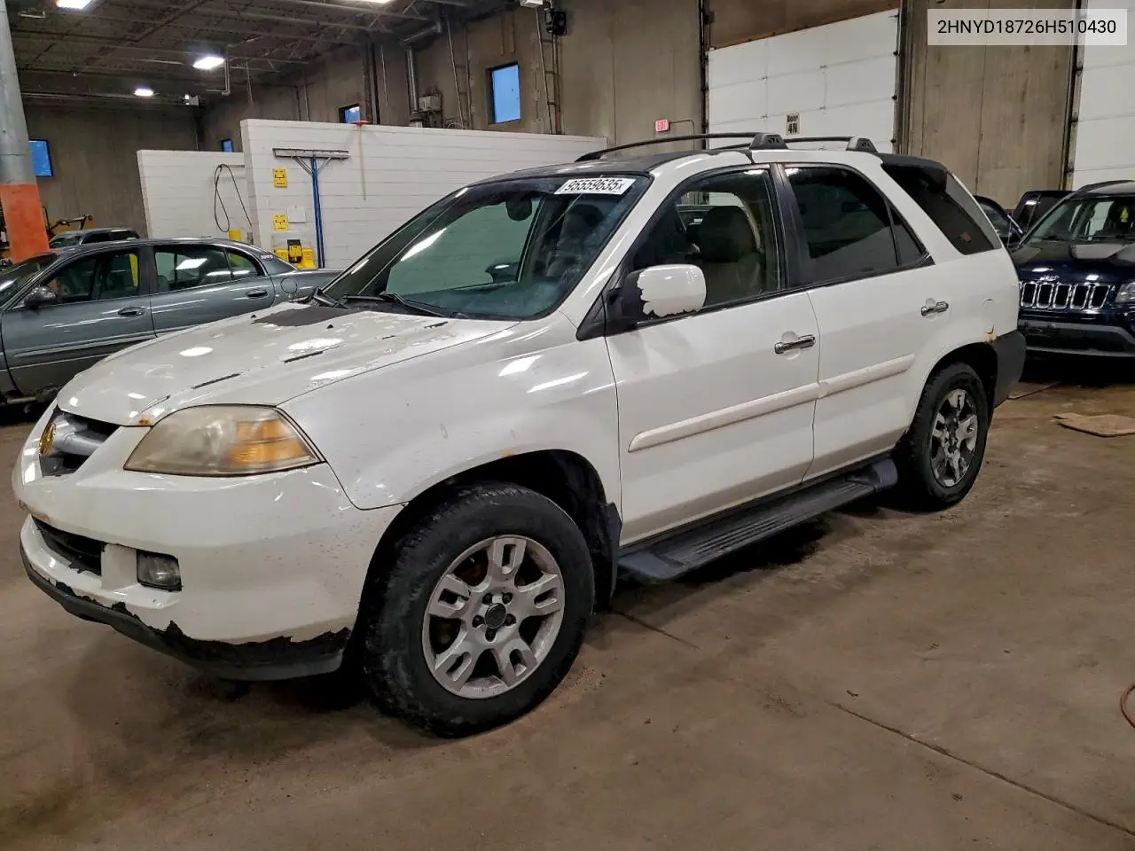 2HNYD18726H510430 2006 Acura Mdx Touring