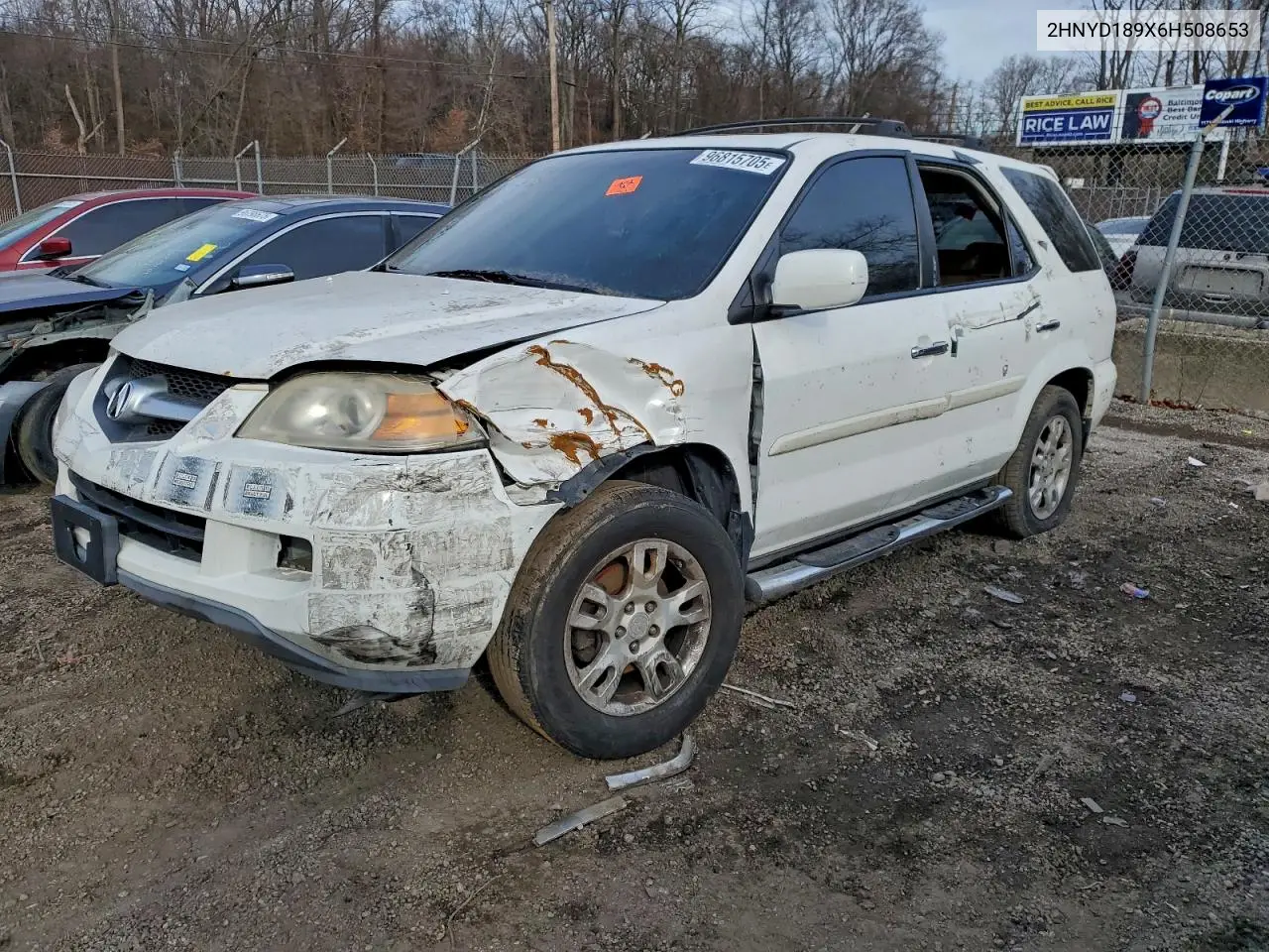 2HNYD189X6H508653 2006 Acura Mdx Touring