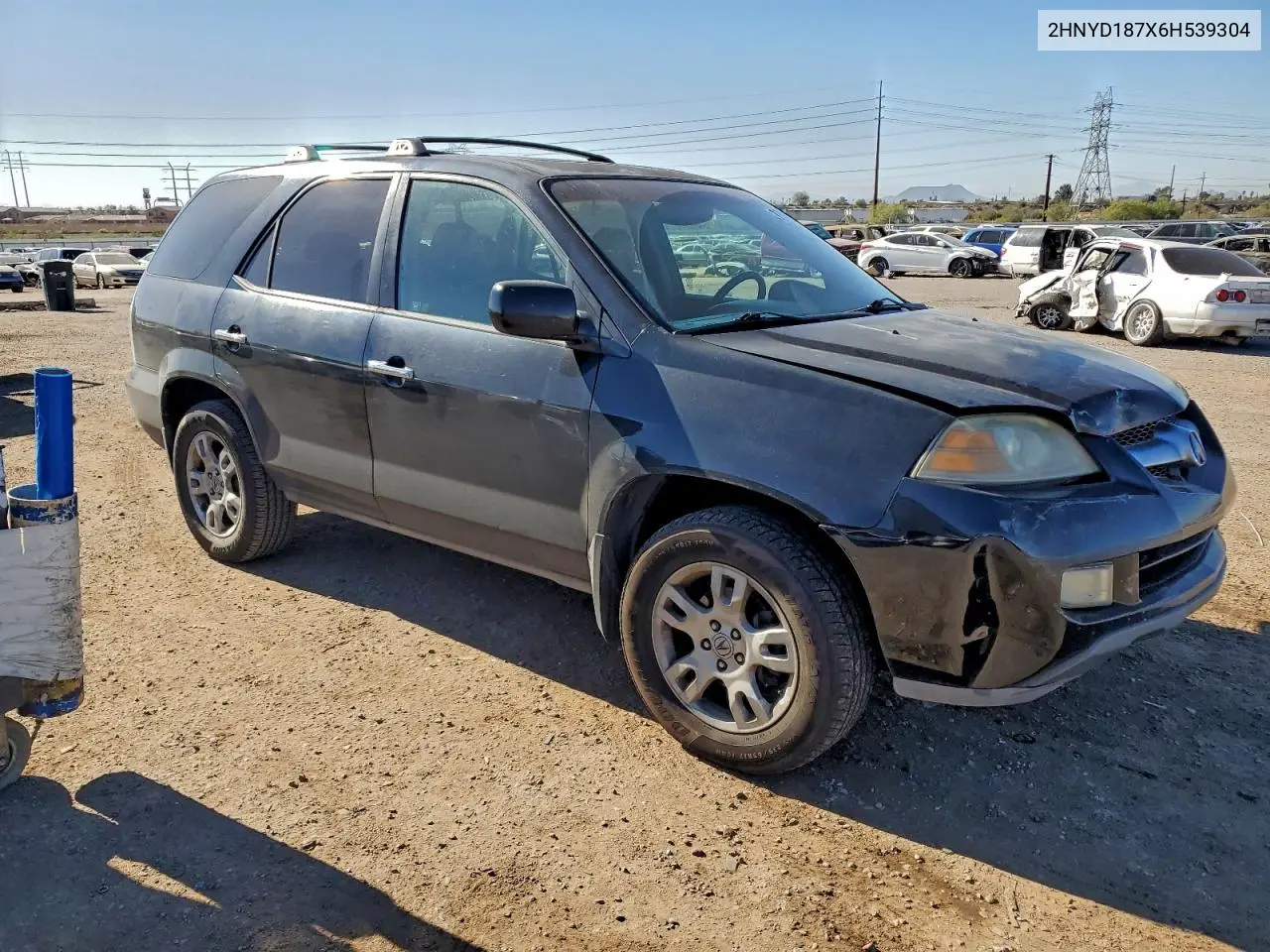 2HNYD187X6H539304 2006 Acura Mdx Touring