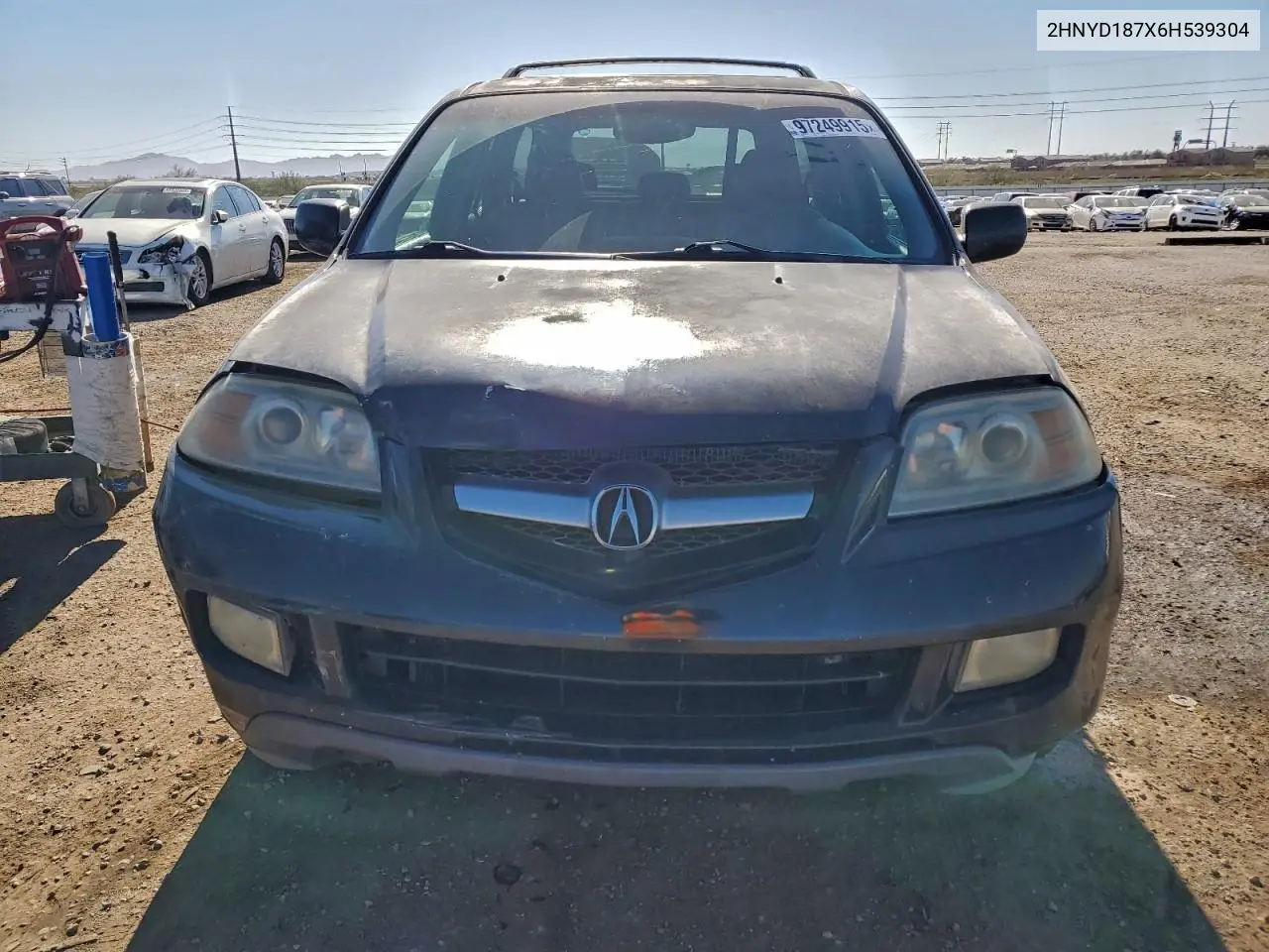 2HNYD187X6H539304 2006 Acura Mdx Touring