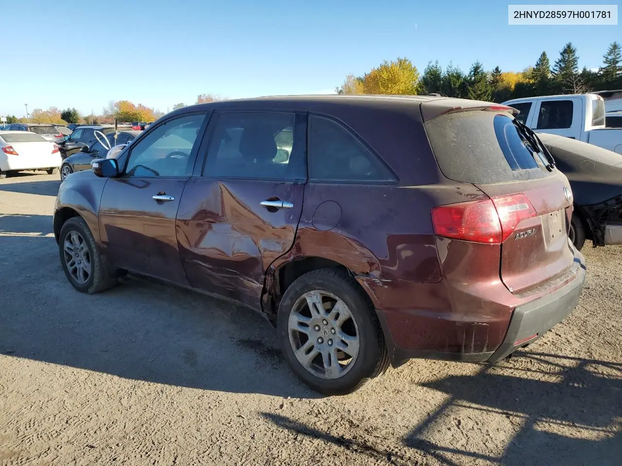 2HNYD28597H001781 2007 Acura Mdx Sport