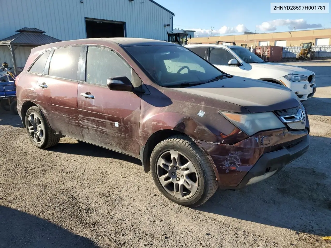 2HNYD28597H001781 2007 Acura Mdx Sport
