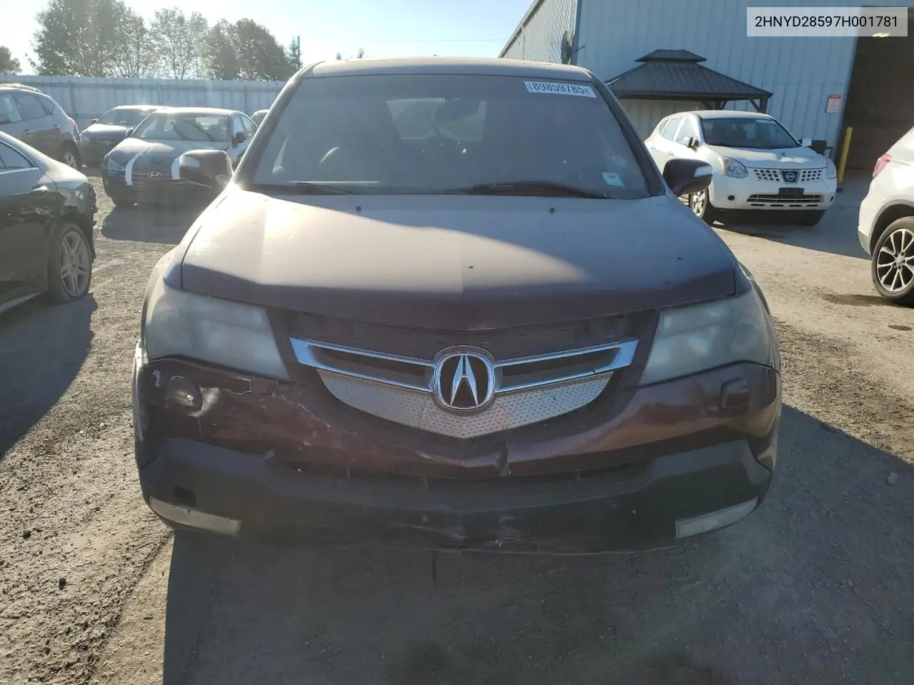 2HNYD28597H001781 2007 Acura Mdx Sport
