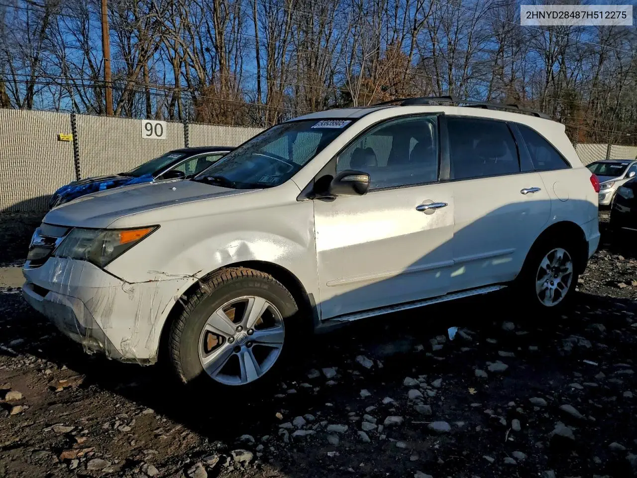 2HNYD28487H512275 2007 Acura Mdx Technology