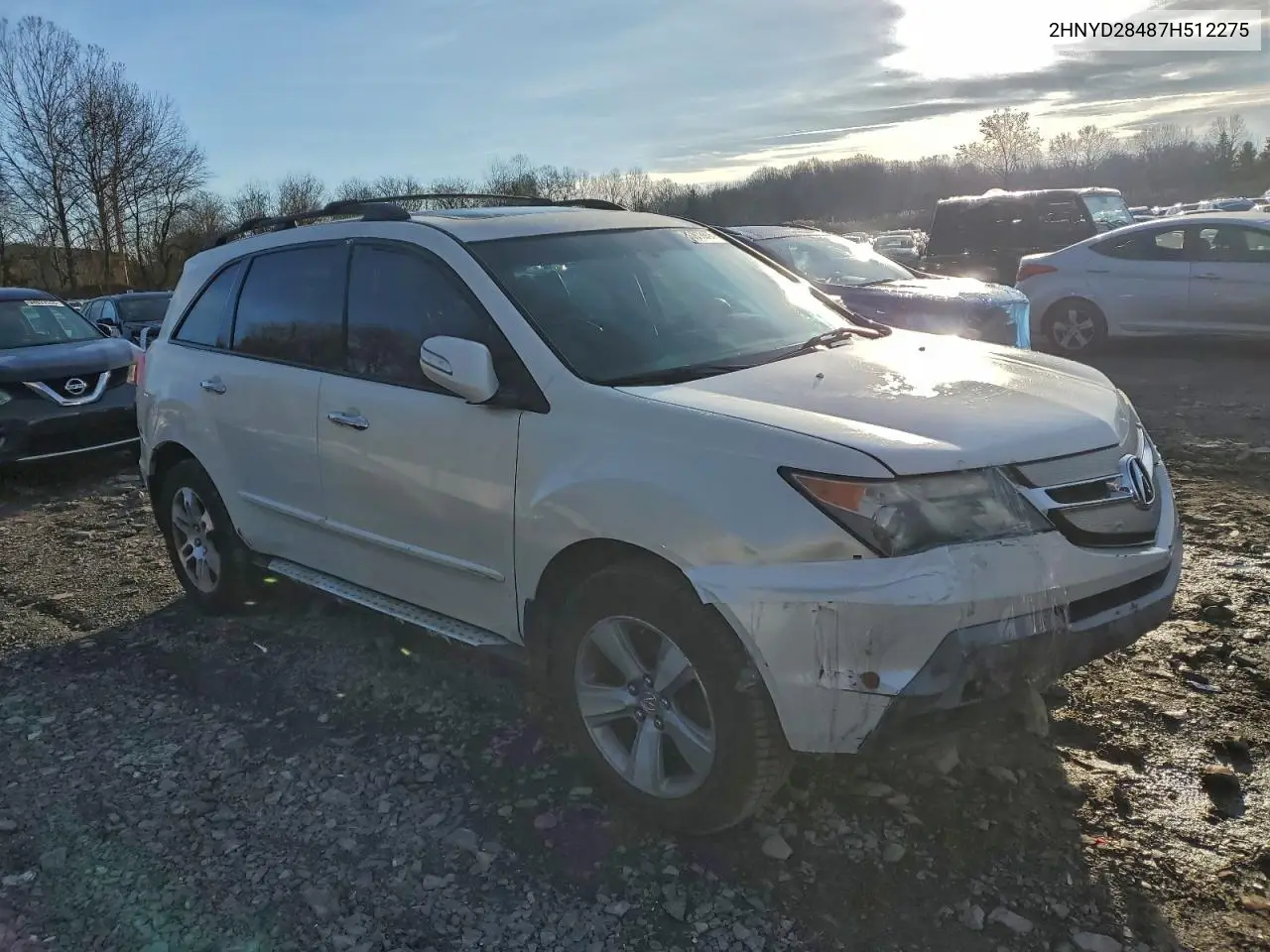 2HNYD28487H512275 2007 Acura Mdx Technology
