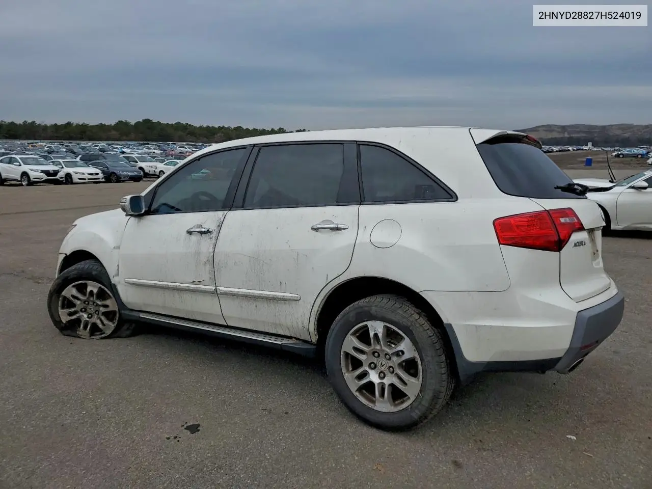2HNYD28827H524019 2007 Acura Mdx Sport