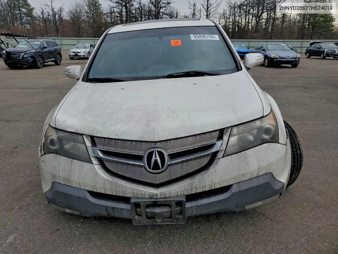 2HNYD28827H524019 2007 Acura Mdx Sport