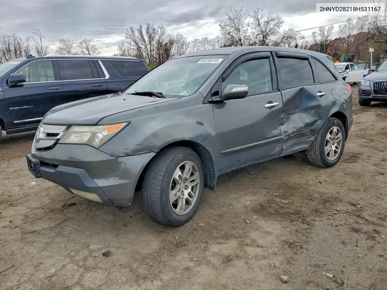 2HNYD28218H531167 2008 Acura Mdx