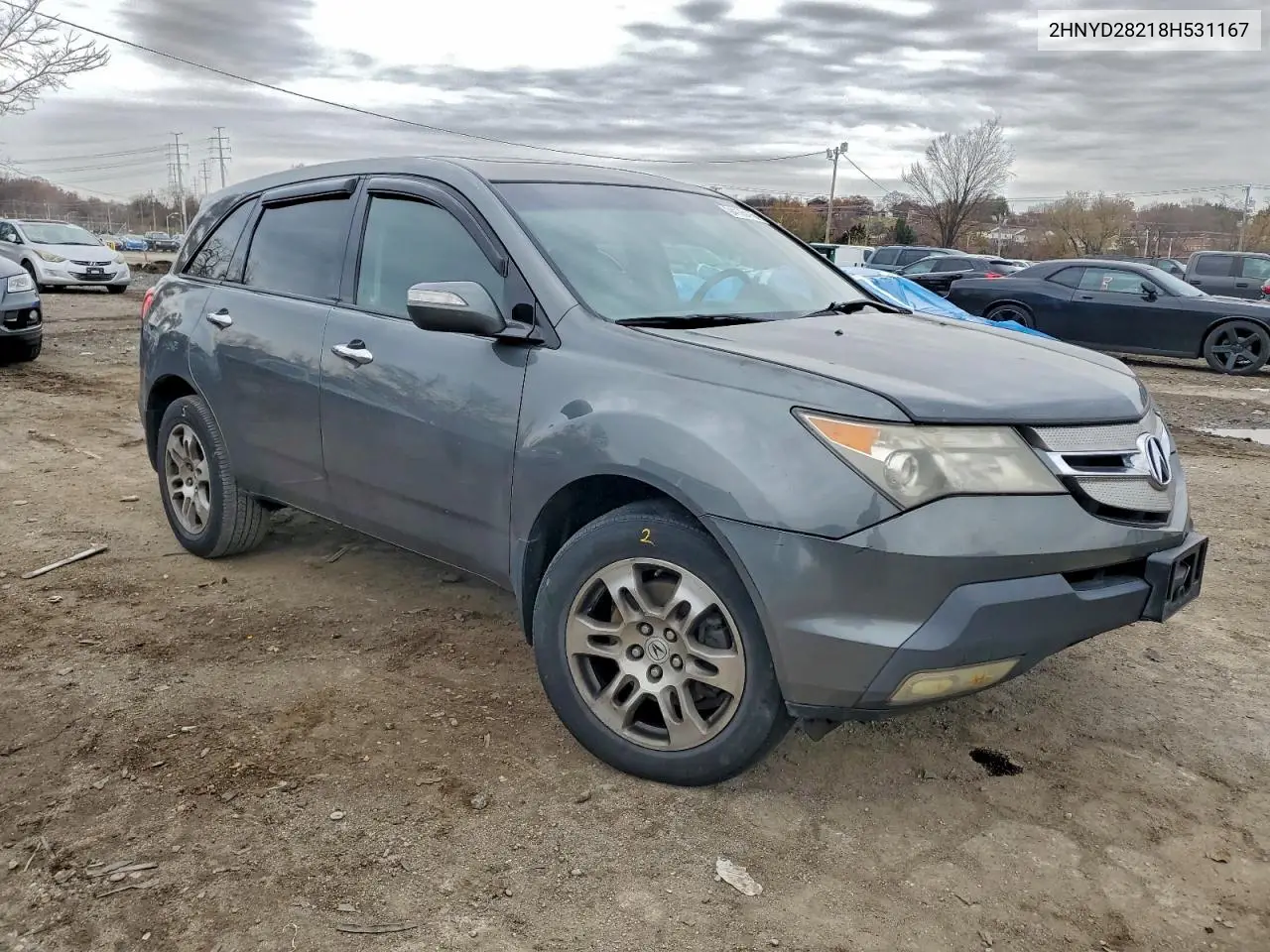 2HNYD28218H531167 2008 Acura Mdx
