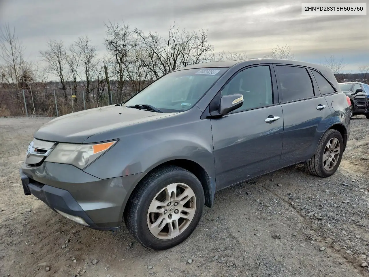 2HNYD28318H505760 2008 Acura Mdx Technology