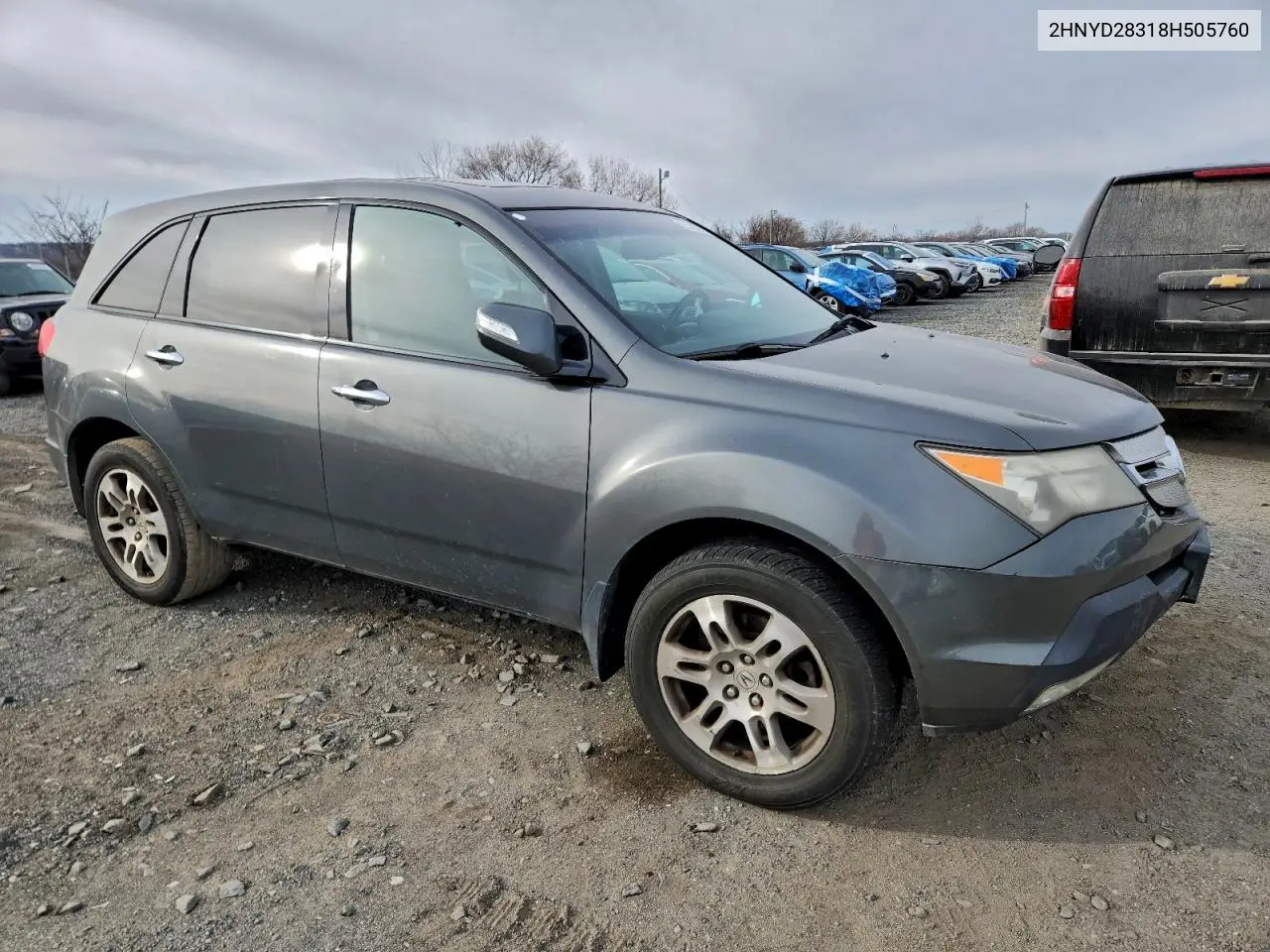 2HNYD28318H505760 2008 Acura Mdx Technology