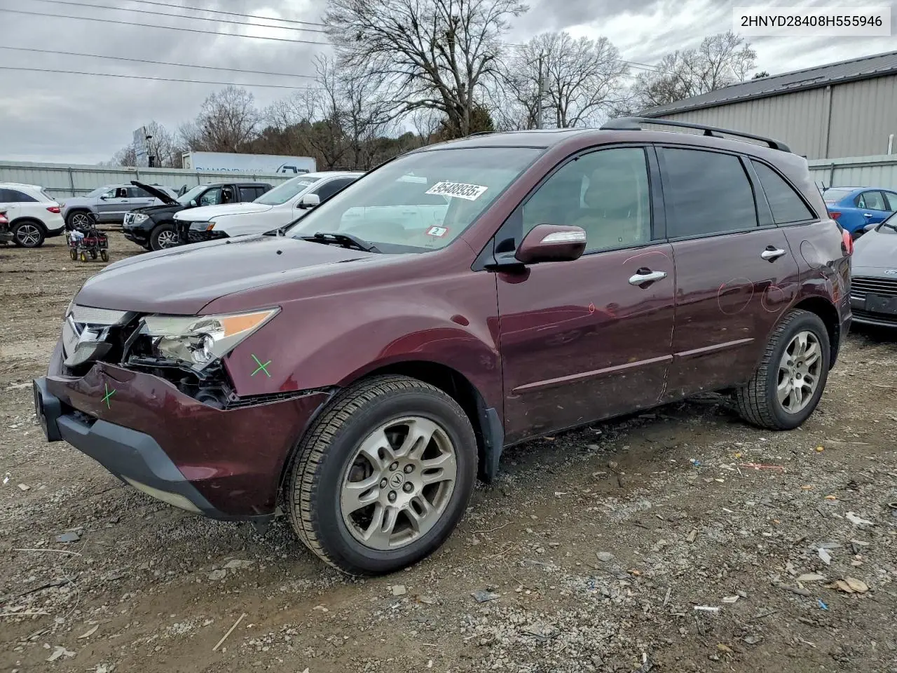 2HNYD28408H555946 2008 Acura Mdx Technology