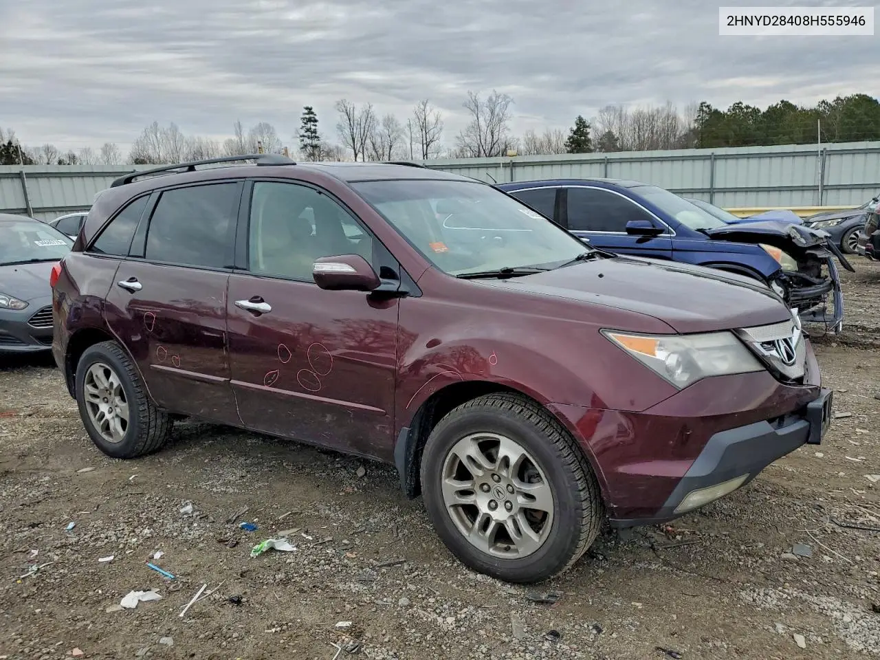 2HNYD28408H555946 2008 Acura Mdx Technology