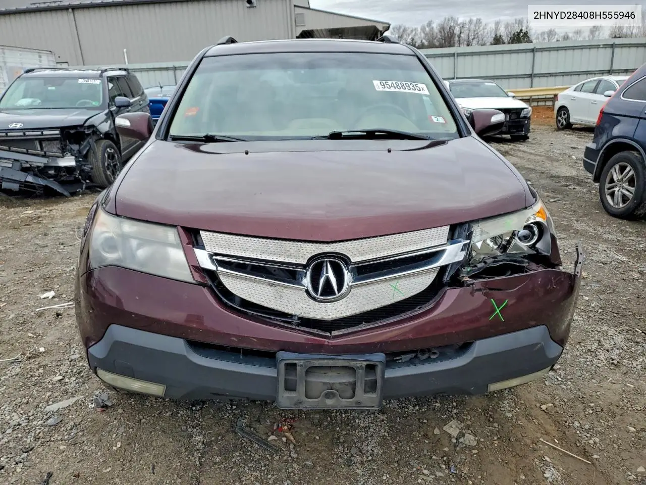 2HNYD28408H555946 2008 Acura Mdx Technology