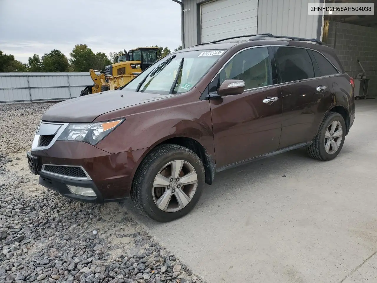 2HNYD2H68AH504038 2010 Acura Mdx Technology