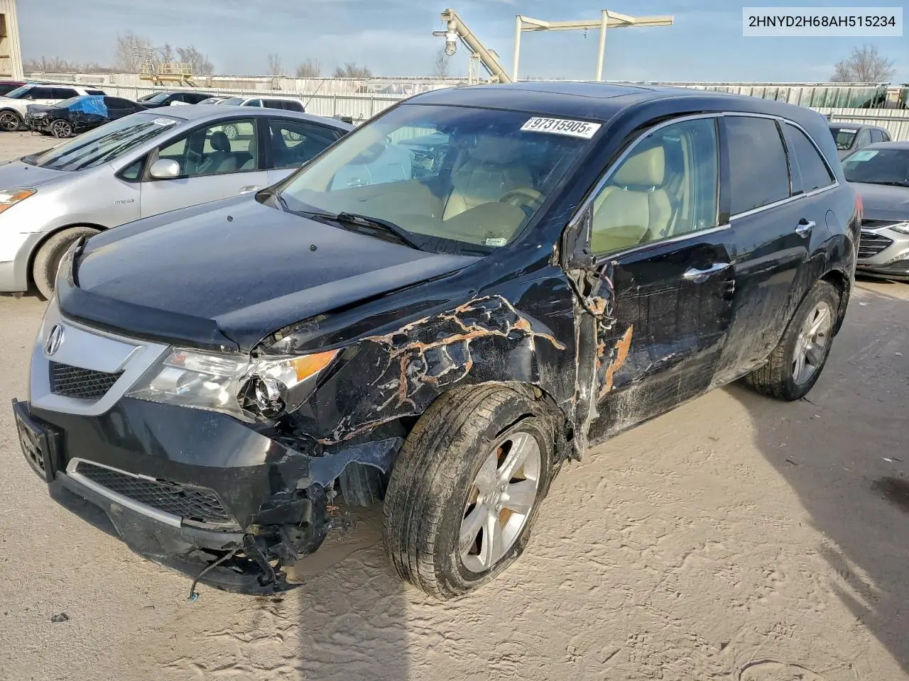 2HNYD2H68AH515234 2010 Acura Mdx Technology