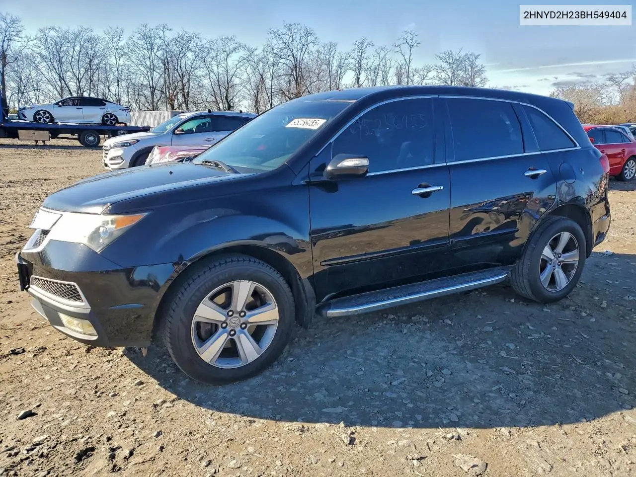 2HNYD2H23BH549404 2011 Acura Mdx