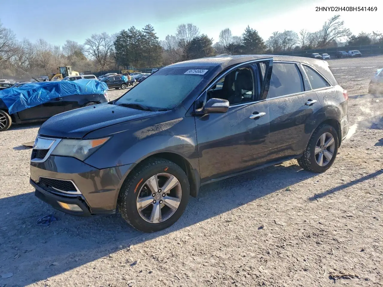 2011 Acura Mdx Technology VIN: 2HNYD2H40BH541469 Lot: 96754665