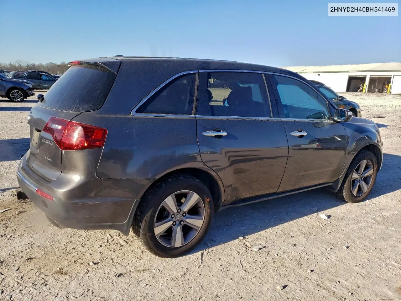 2011 Acura Mdx Technology VIN: 2HNYD2H40BH541469 Lot: 96754665