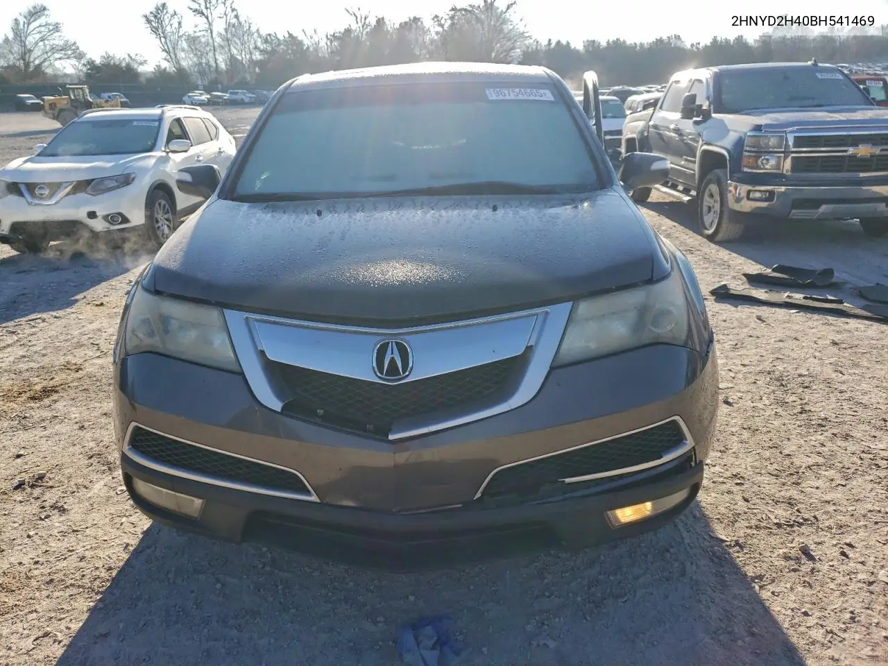 2011 Acura Mdx Technology VIN: 2HNYD2H40BH541469 Lot: 96754665