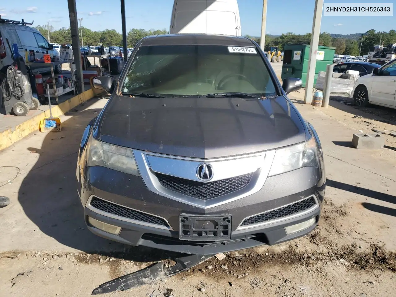 2HNYD2H31CH526343 2012 Acura Mdx Technology