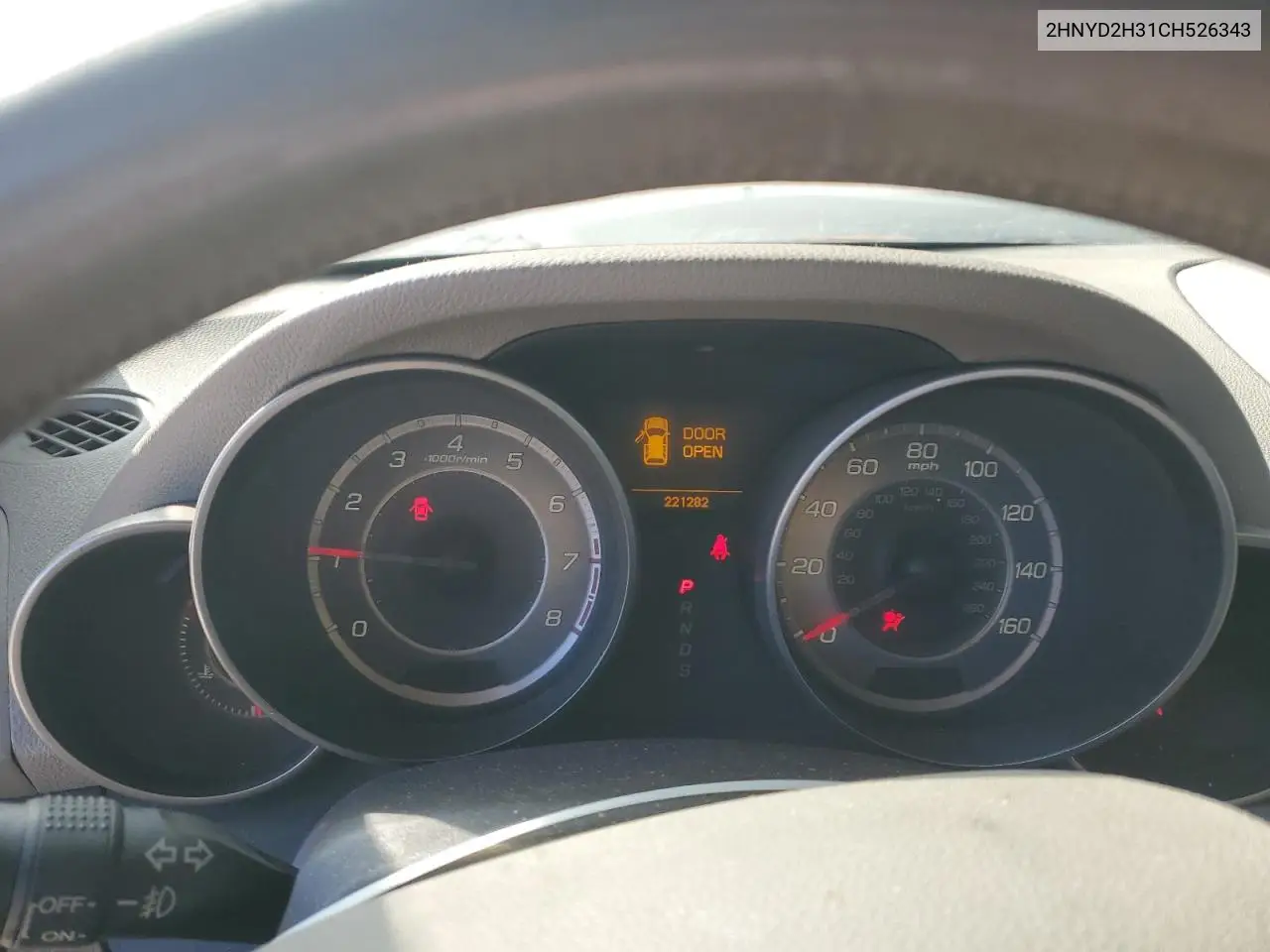2HNYD2H31CH526343 2012 Acura Mdx Technology