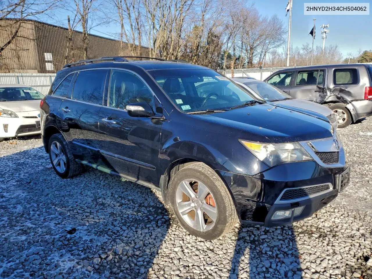 2HNYD2H34CH504062 2012 Acura Mdx Technology