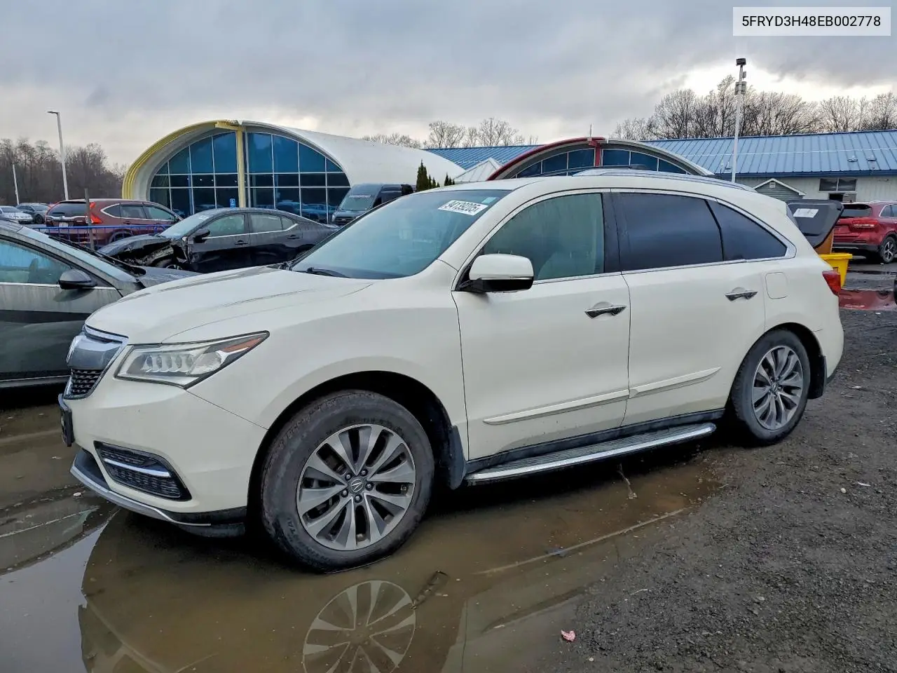 5FRYD3H48EB002778 2014 Acura Mdx Technology