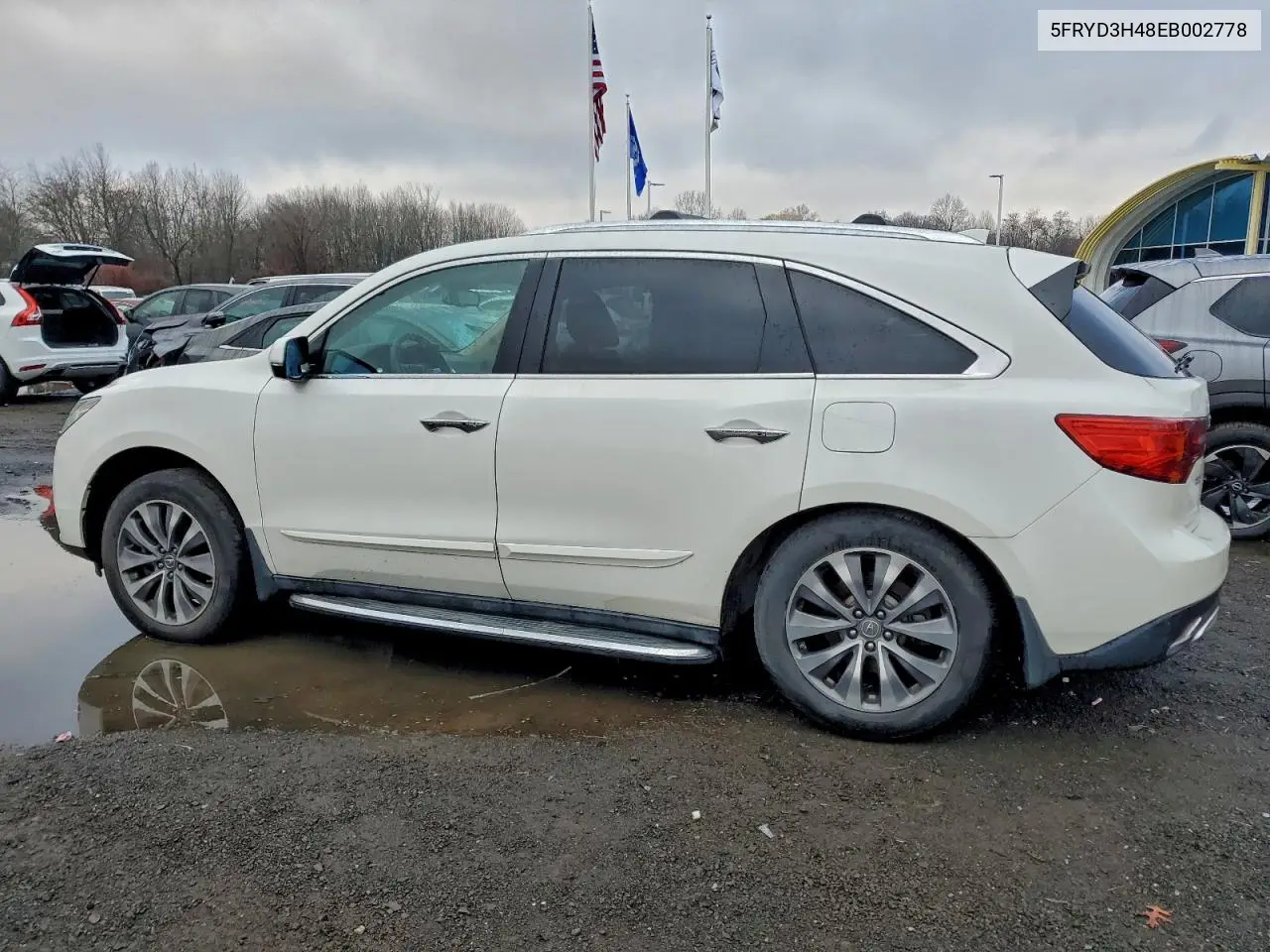 5FRYD3H48EB002778 2014 Acura Mdx Technology