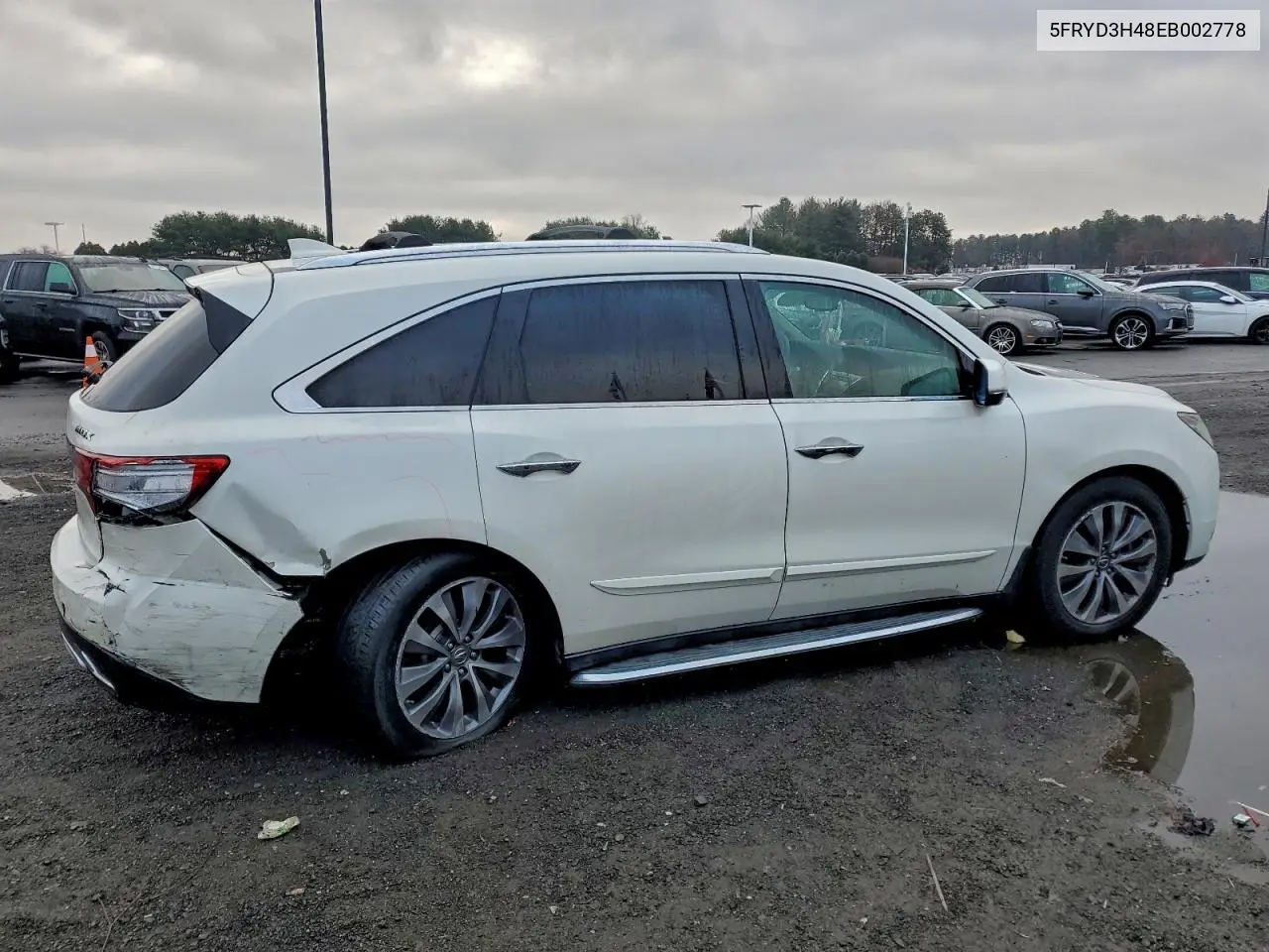 5FRYD3H48EB002778 2014 Acura Mdx Technology