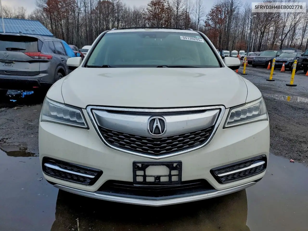 5FRYD3H48EB002778 2014 Acura Mdx Technology