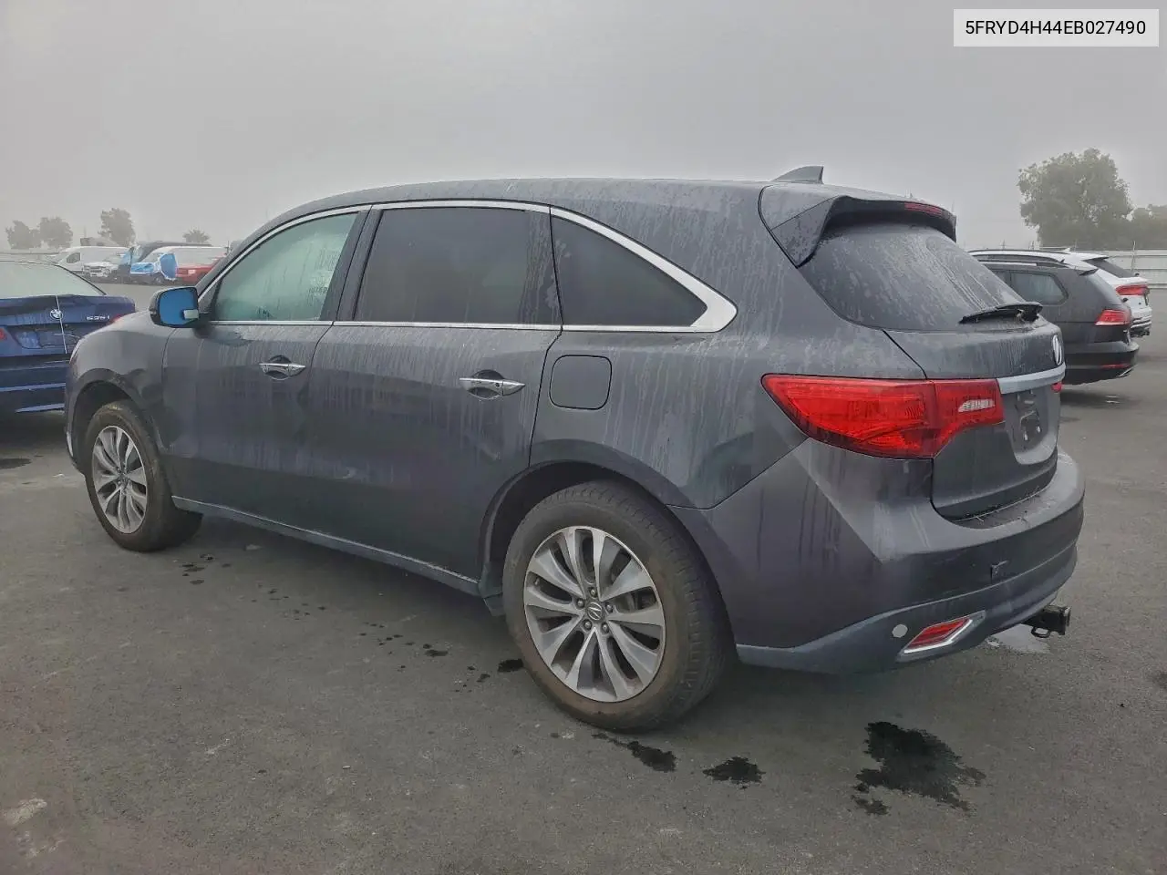 5FRYD4H44EB027490 2014 Acura Mdx Technology