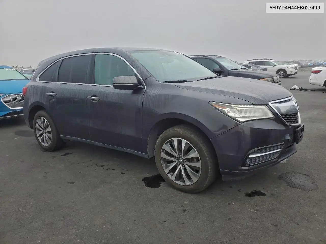 5FRYD4H44EB027490 2014 Acura Mdx Technology