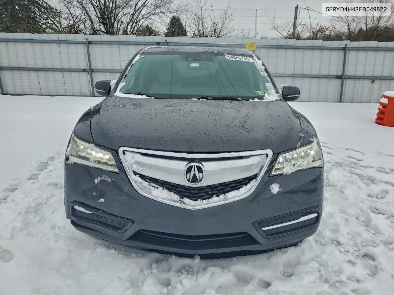 5FRYD4H43EB049822 2014 Acura Mdx Technology