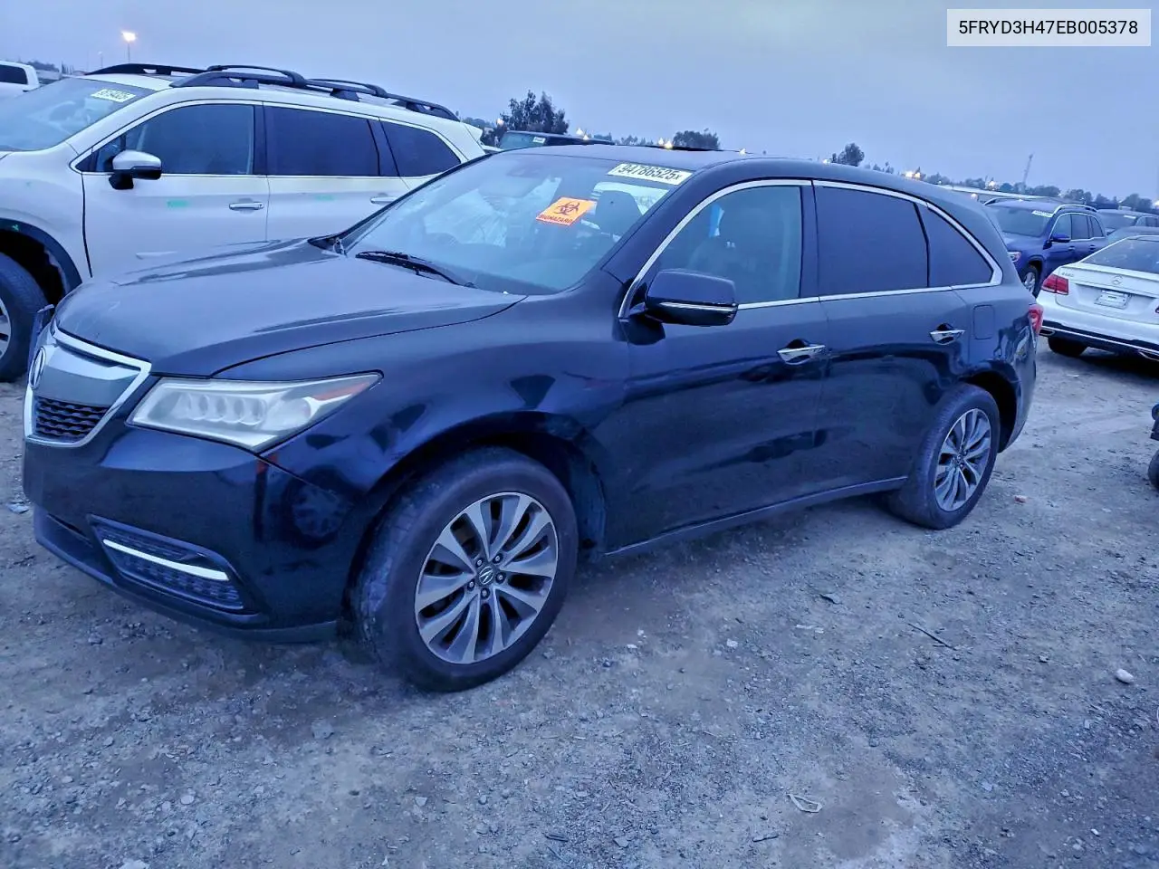 5FRYD3H47EB005378 2014 Acura Mdx Technology