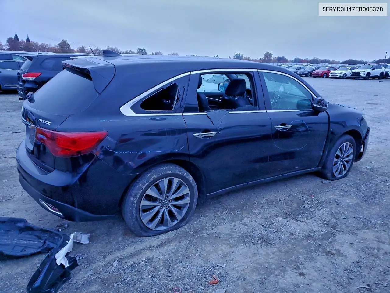 5FRYD3H47EB005378 2014 Acura Mdx Technology