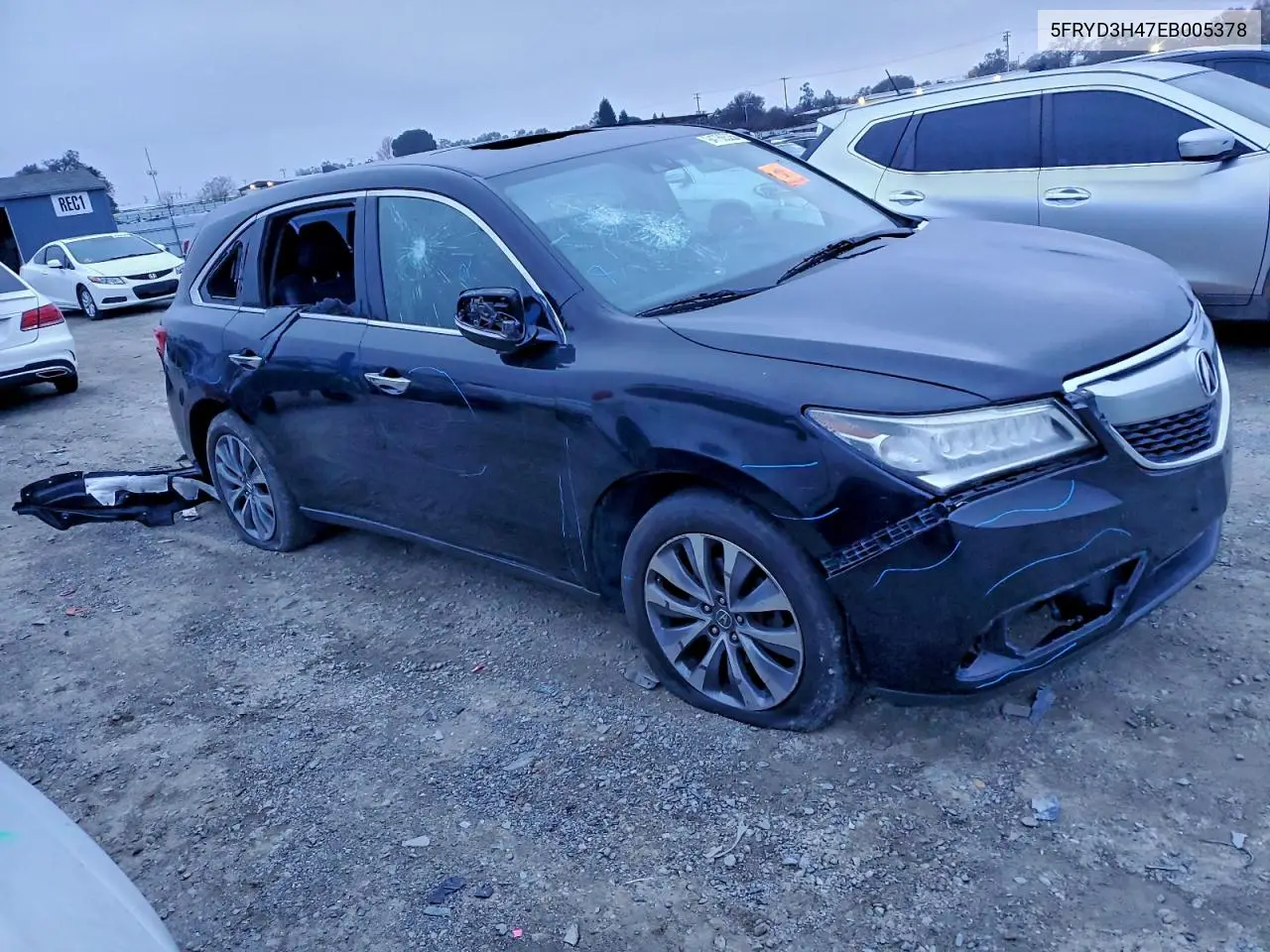 5FRYD3H47EB005378 2014 Acura Mdx Technology