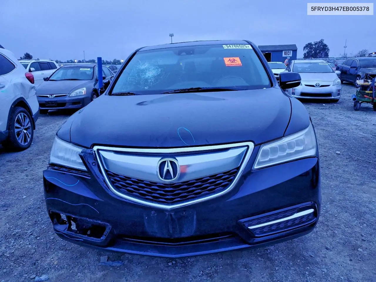 5FRYD3H47EB005378 2014 Acura Mdx Technology