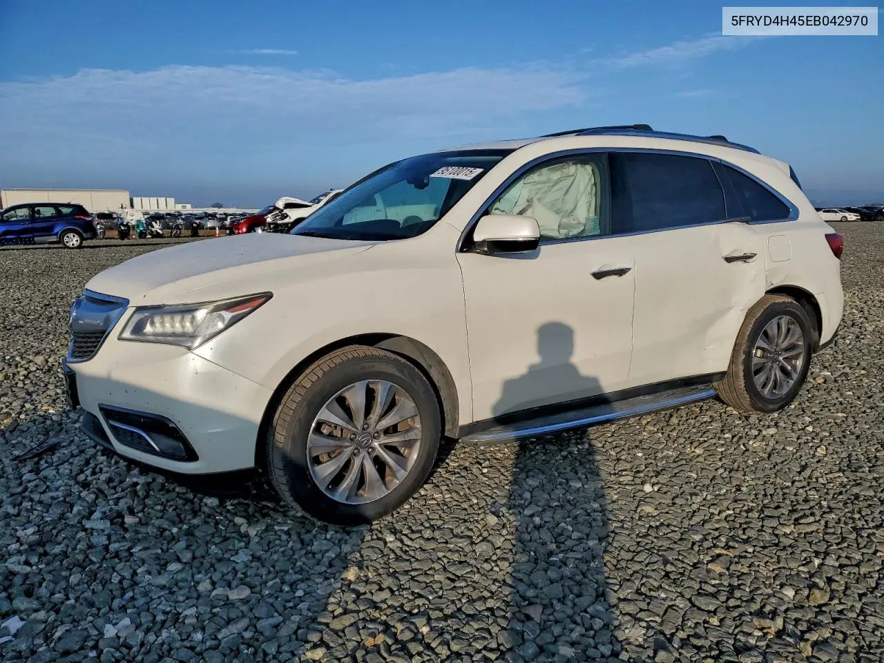 5FRYD4H45EB042970 2014 Acura Mdx Technology