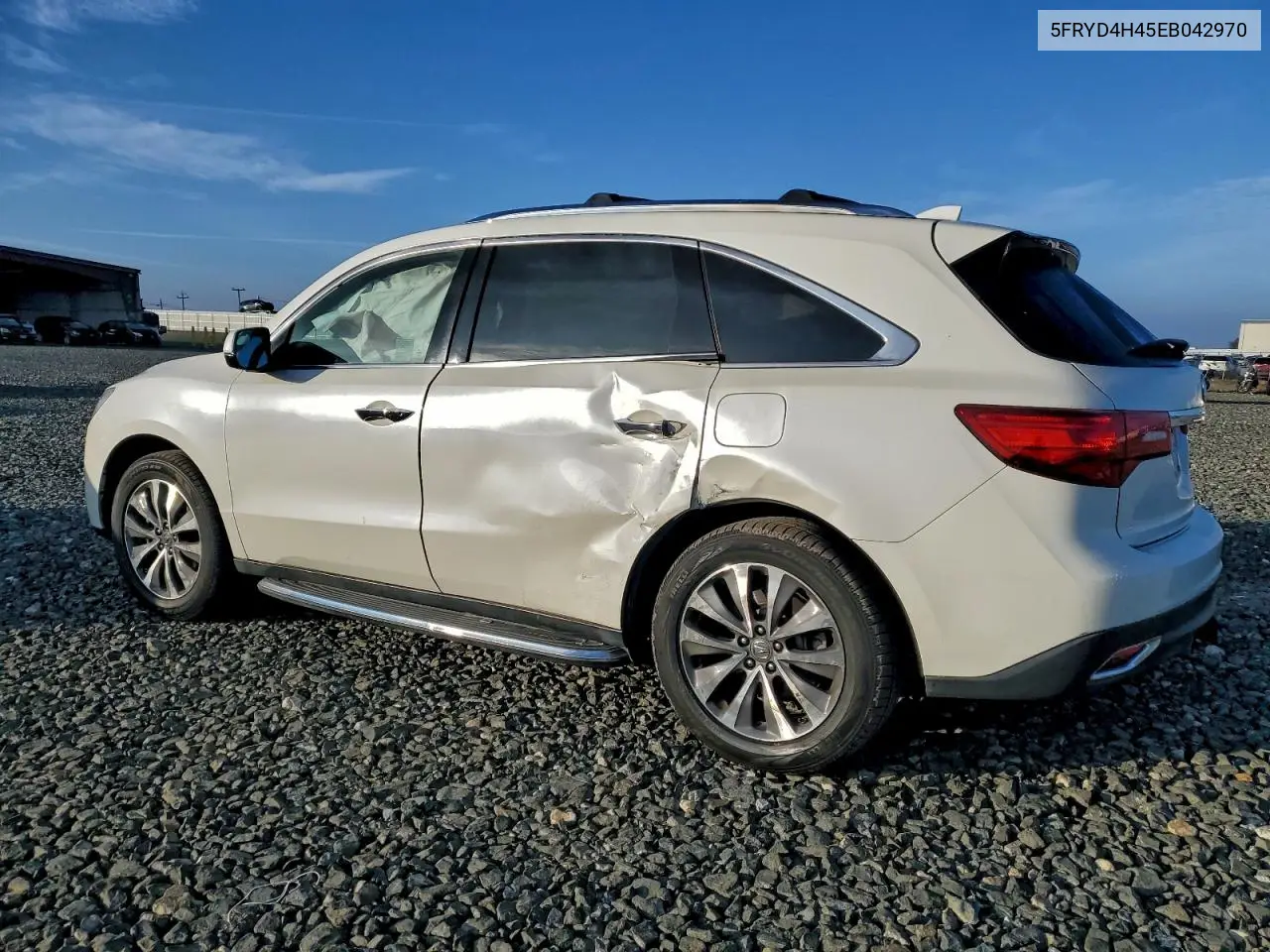 5FRYD4H45EB042970 2014 Acura Mdx Technology