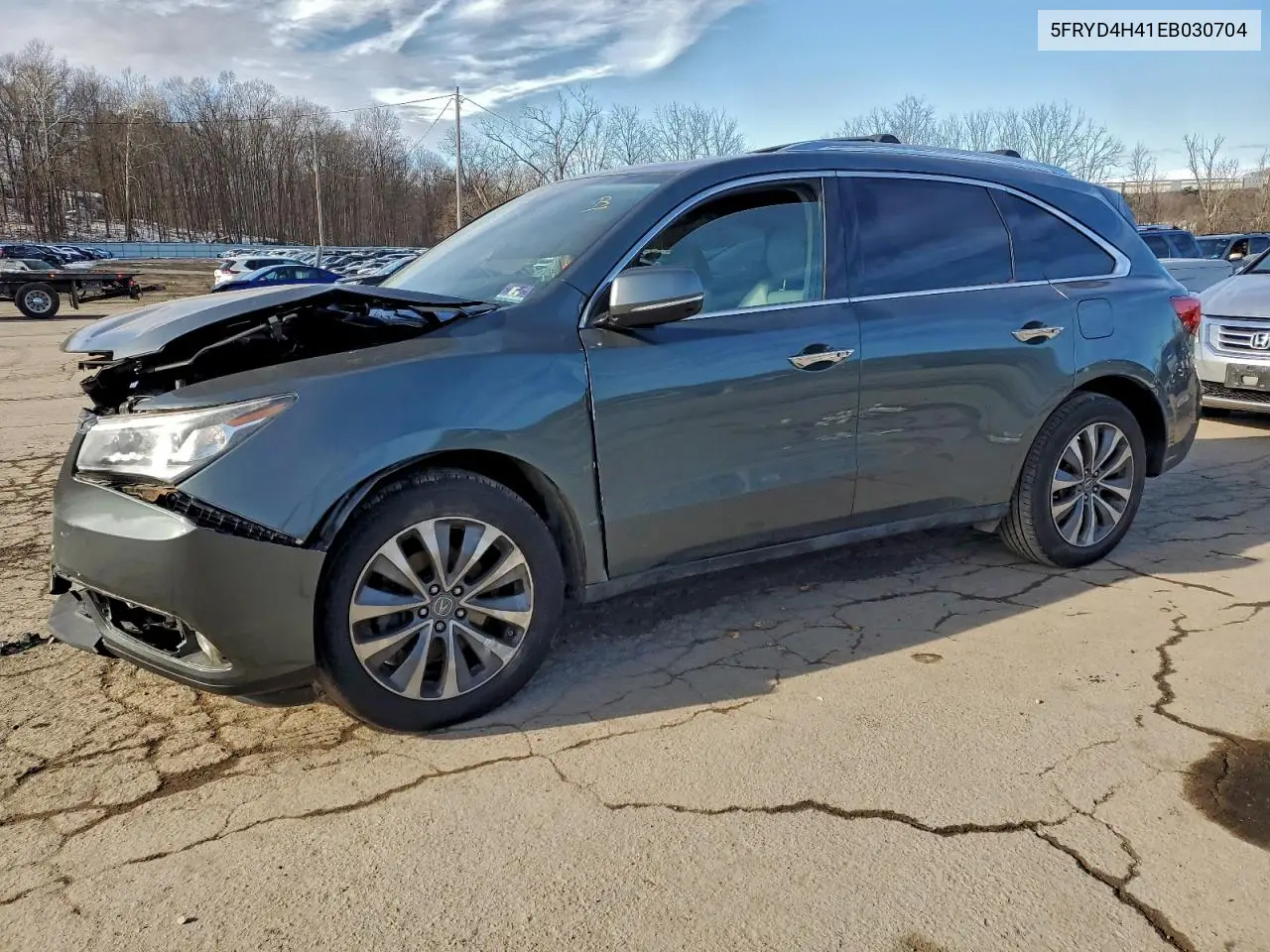5FRYD4H41EB030704 2014 Acura Mdx Technology