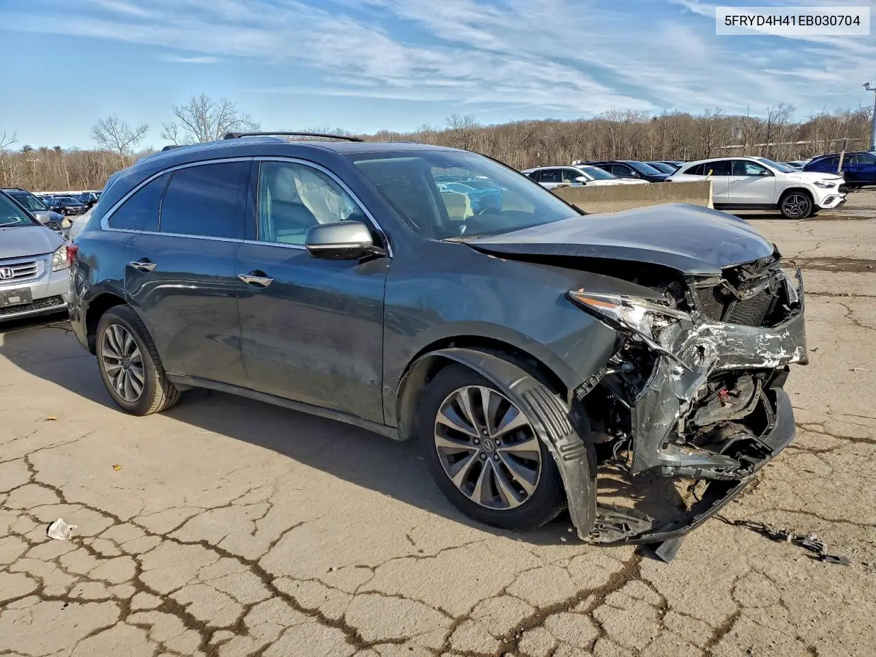 5FRYD4H41EB030704 2014 Acura Mdx Technology