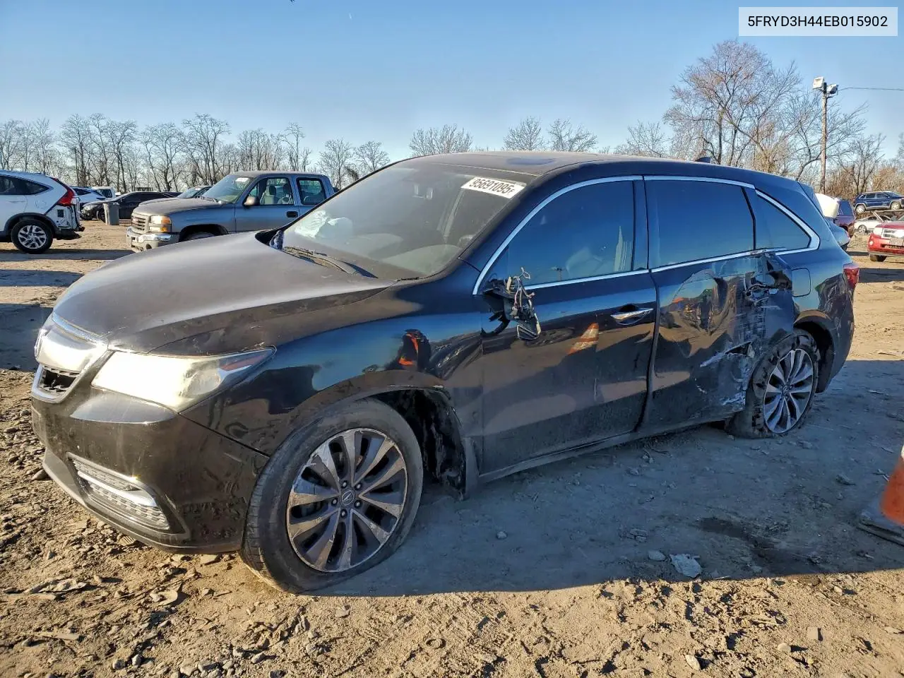 5FRYD3H44EB015902 2014 Acura Mdx Technology