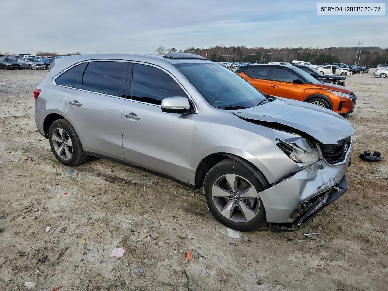 5FRYD4H28FB020476 2015 Acura Mdx