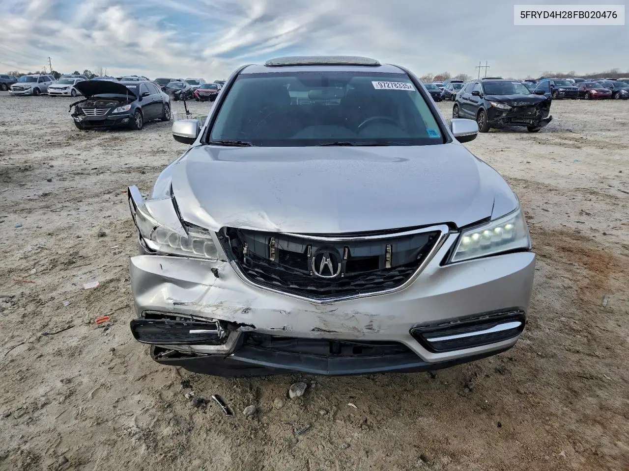 5FRYD4H28FB020476 2015 Acura Mdx