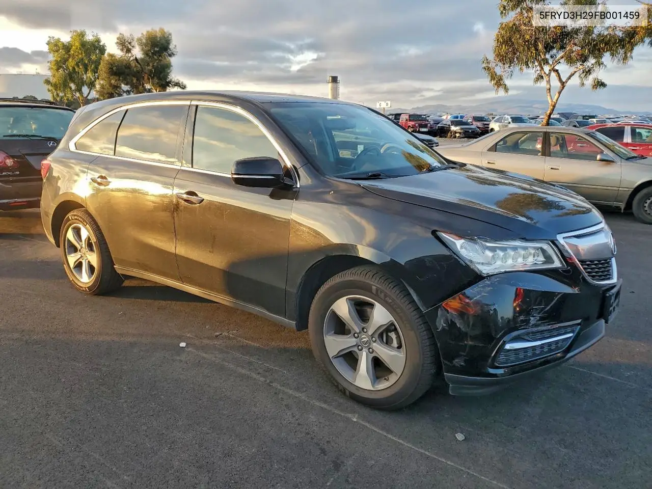 5FRYD3H29FB001459 2015 Acura Mdx