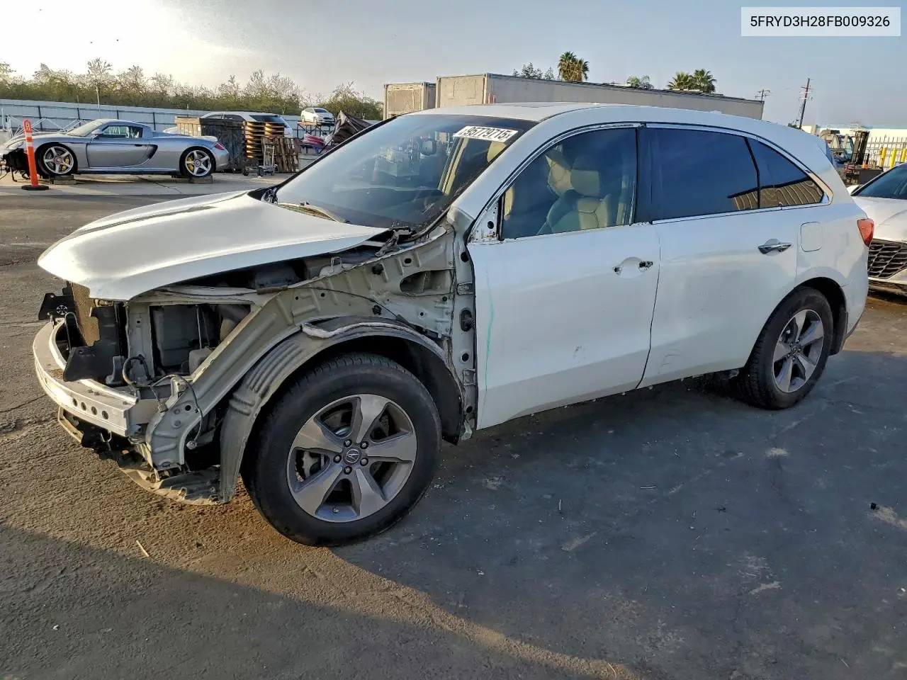 5FRYD3H28FB009326 2015 Acura Mdx