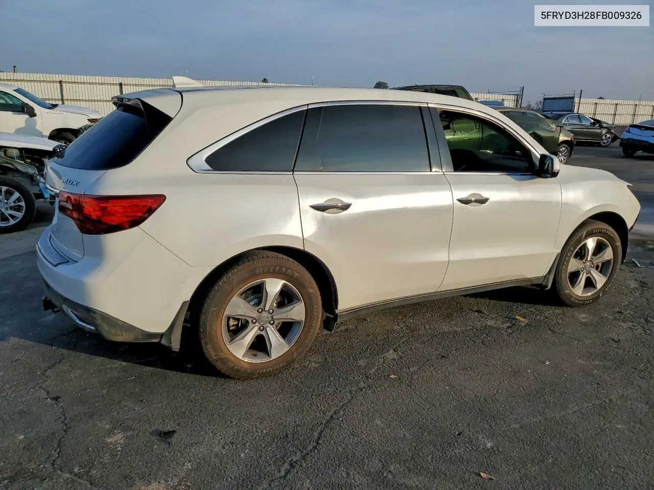 5FRYD3H28FB009326 2015 Acura Mdx