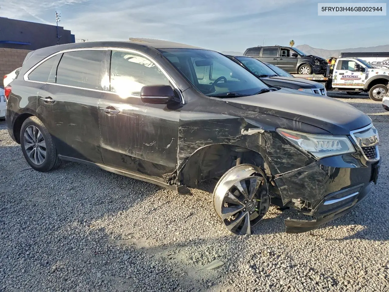 5FRYD3H46GB002944 2016 Acura Mdx Technology