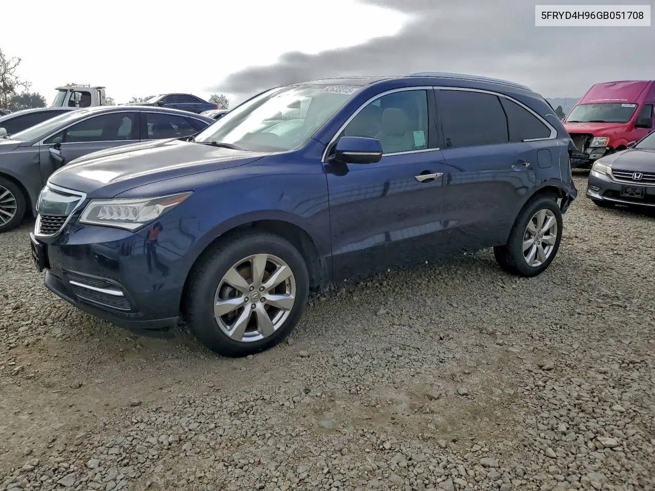 5FRYD4H96GB051708 2016 Acura Mdx Advance